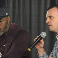 Ben Wallace being asked a question